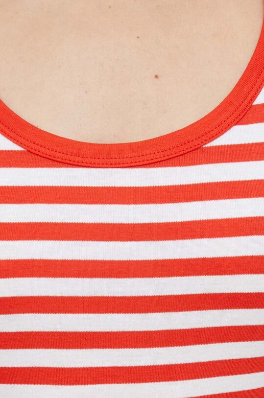 Βαμβακερό Top United Colors of Benetton 3OA6E8397.9T5 πορτοκαλί
