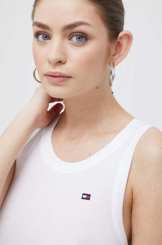 Топ Tommy Hilfiger x Shawn Mendes білий WW0WW38987.PPYX