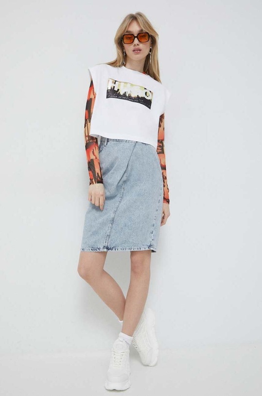 HUGO top 50489122 biały SS23