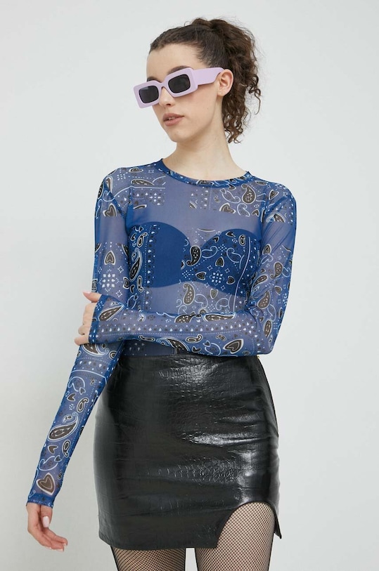 Лонгслів HUGO 50489194 блакитний SS23