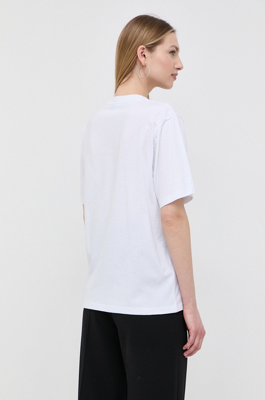 Odzież Pinko t-shirt bawełniany 100495.A0M7 biały