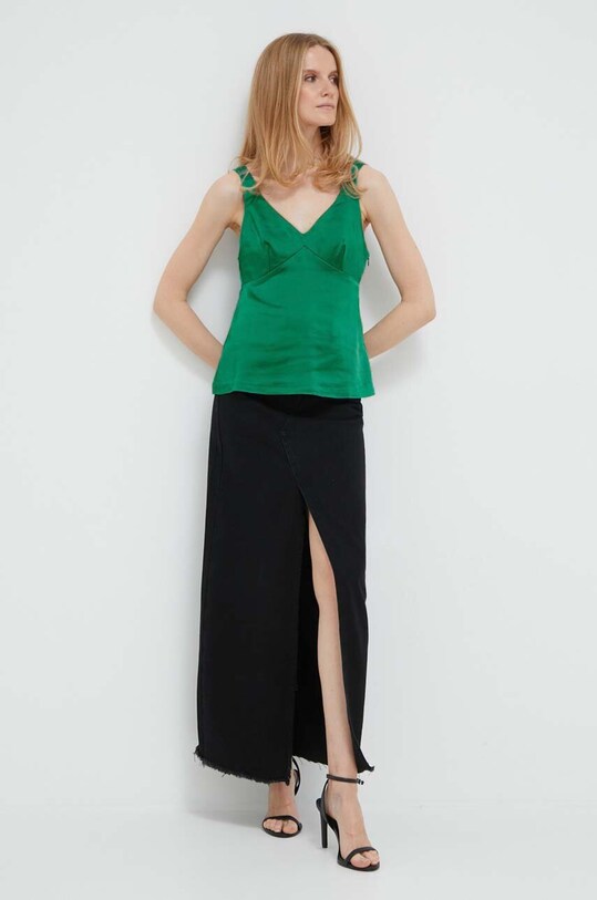 Блузка United Colors of Benetton 50V4DH009.24B зелений SS23