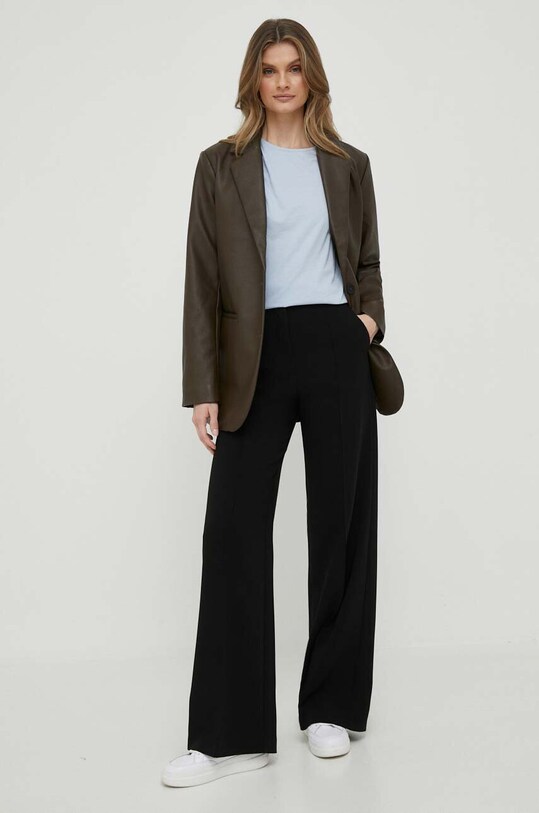Βαμβακερό Top United Colors of Benetton 3096DH00K.3L3 μπλε SS23