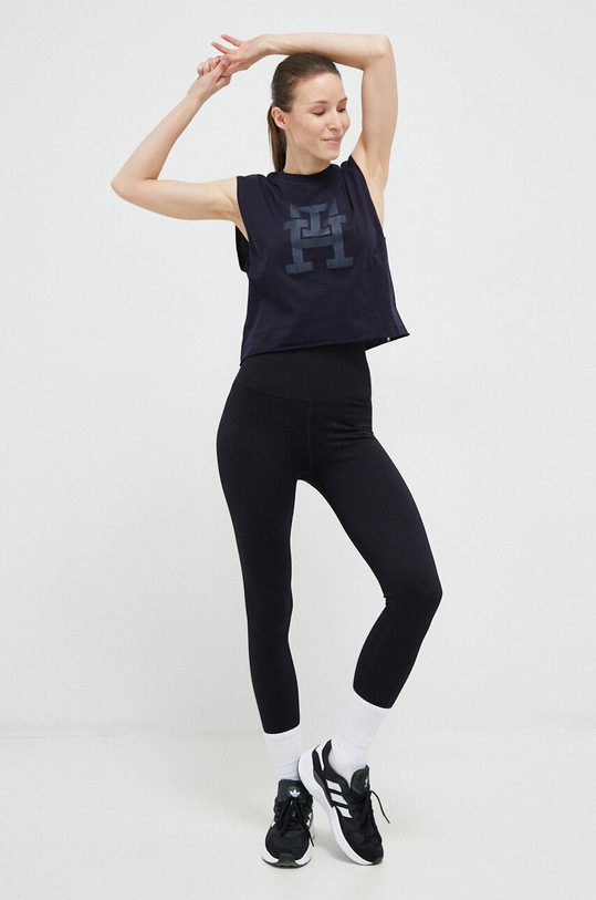 Top Tommy Hilfiger S10S101672.PPYX námořnická modř SS23