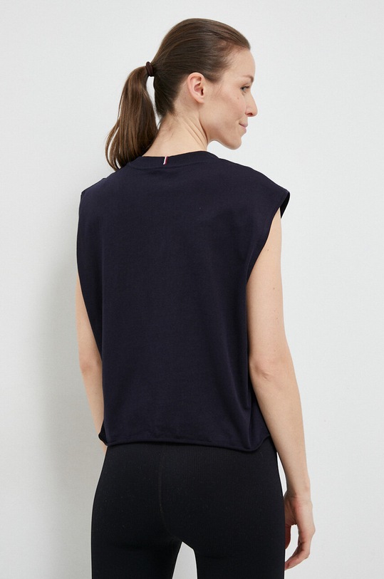 Oblečení Top Tommy Hilfiger S10S101672.PPYX námořnická modř