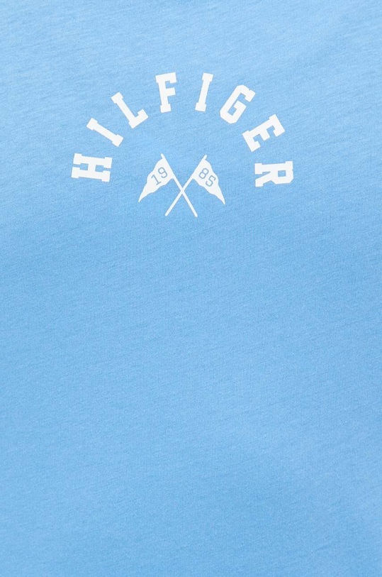 Bavlněné tričko Tommy Hilfiger S10S101678.PPYX modrá