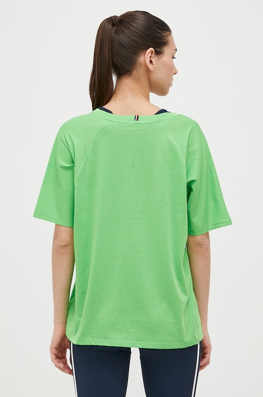 Odzież Tommy Hilfiger t-shirt bawełniany S10S101678.PPYX zielony