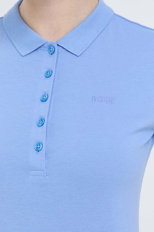 BOSS polo bawełniane 50490960 niebieski