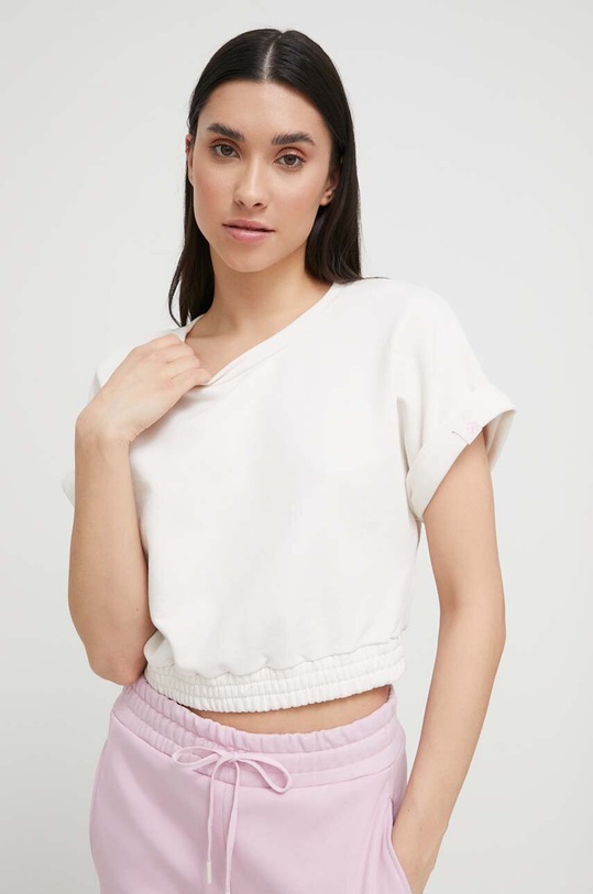 United Colors of Benetton tricou lounge uni bej 31NB3M03H.0Z3