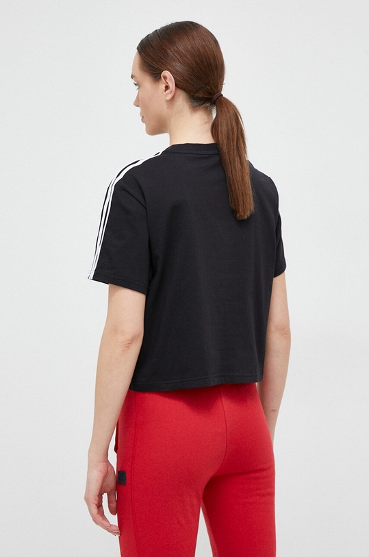 Odzież adidas t-shirt bawełniany Essentials HR4913 czarny