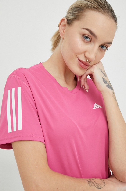 Дрехи Тениска за бягане adidas Performance Own the Run IC5190 розов