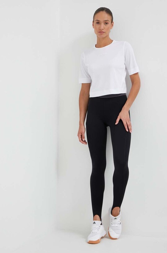 Calvin Klein Performance t-shirt treningowy Essentials 00GWS3K108 biały AW23