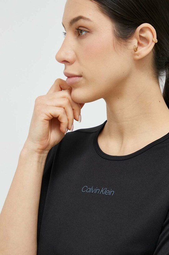 Tréningové tričko Calvin Klein Performance Essentials čierna 00GWS3K108