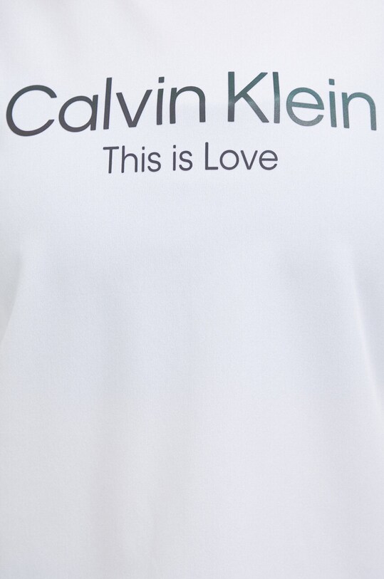 Tréninkové tričko Calvin Klein Performance Pride 00GWS3K130 bílá