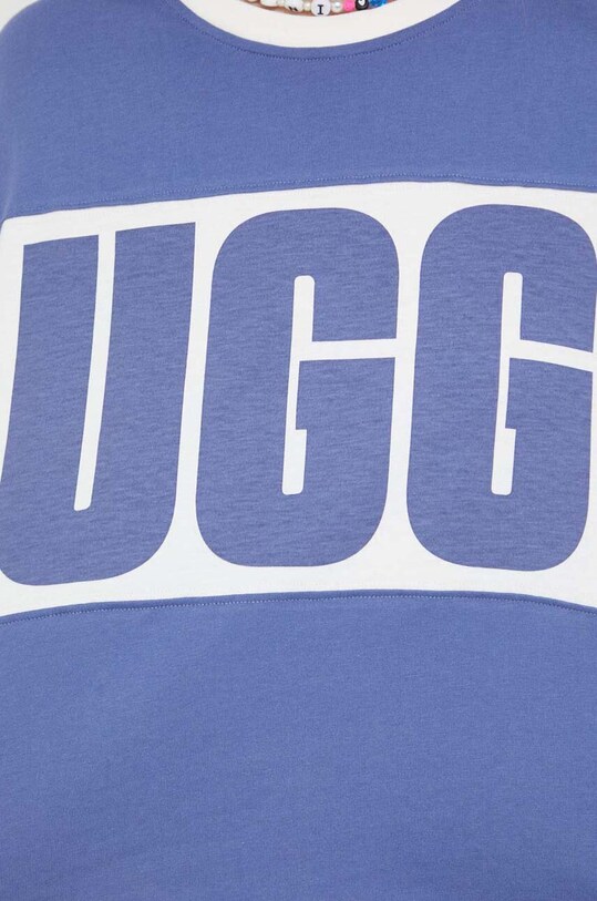 UGG t-shirt bawełniany 1136881 niebieski