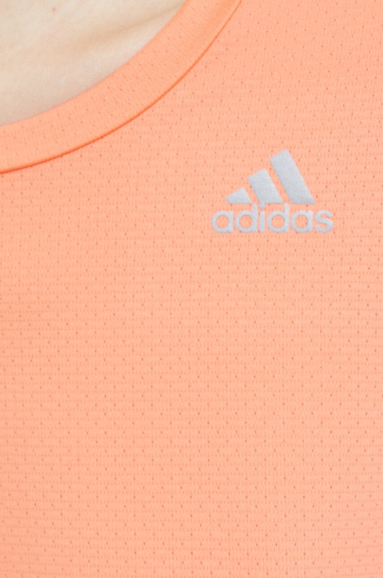 adidas Performance t-shirt do biegania Fast HR5700 pomarańczowy