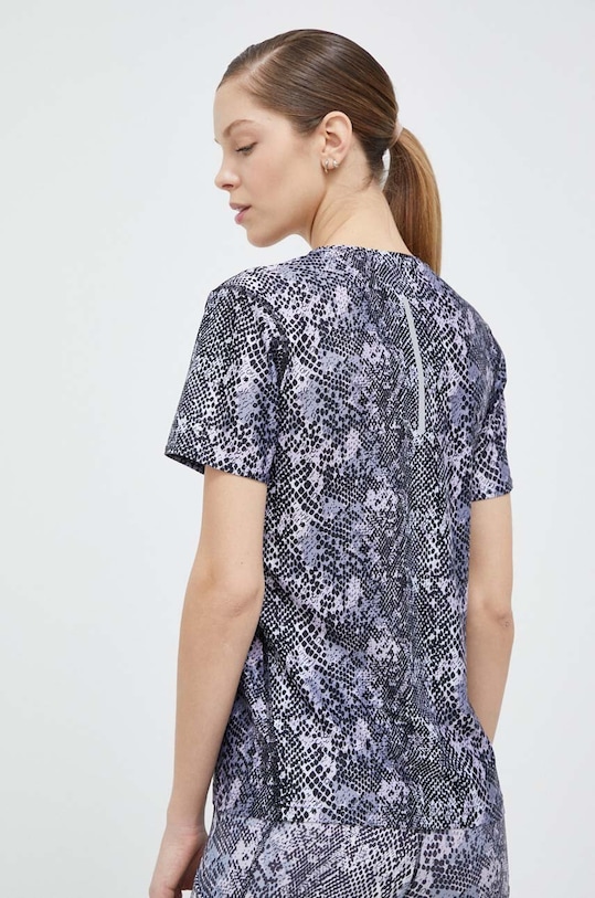 Odzież adidas Performance t-shirt do biegania Fast HR5713 fioletowy