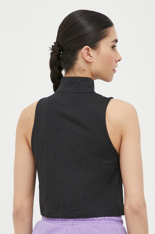 Одяг Бавовняний топ adidas HT4706 чорний