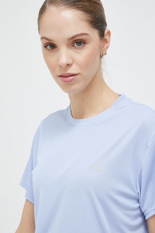 adidas Performance t-shirt do biegania Run It niebieski HZ0108