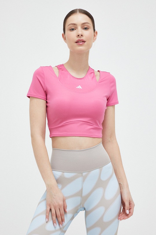 adidas Performance t-shirt treningowy HIIT różowy IB8600