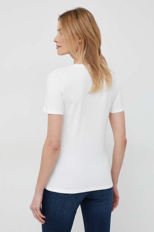Oblečení Bavlněné tričko Tommy Hilfiger WW0WW37873.PPYX bílá