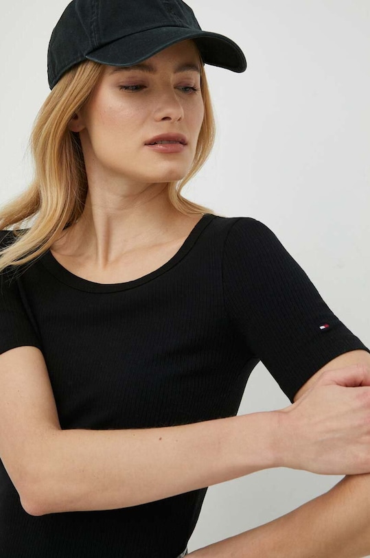 Футболка Tommy Hilfiger чёрный WW0WW37866.PPYX