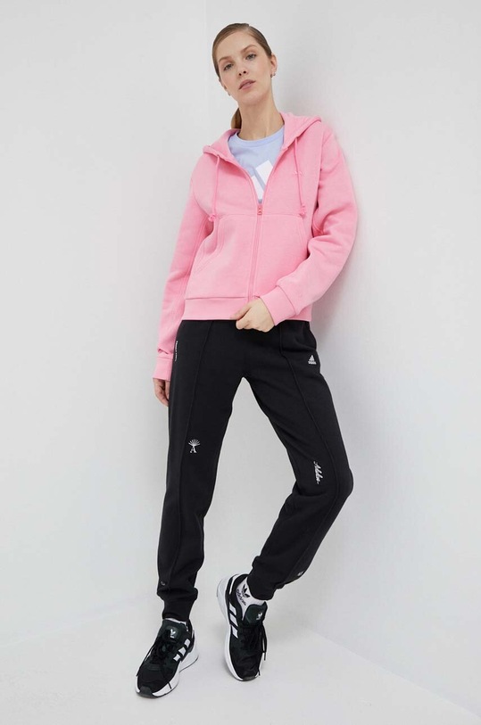 adidas t-shirt bawełniany IC0637 niebieski SS23