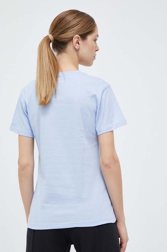 Odzież adidas t-shirt bawełniany IC0637 niebieski