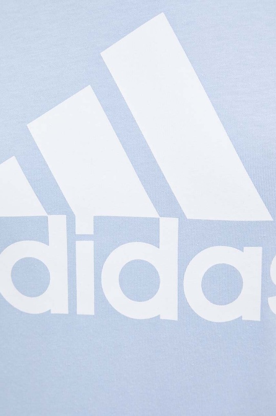 adidas t-shirt bawełniany IC0637 niebieski