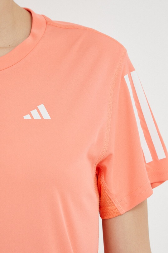 adidas Performance t-shirt do biegania Own the Run IC5196 pomarańczowy
