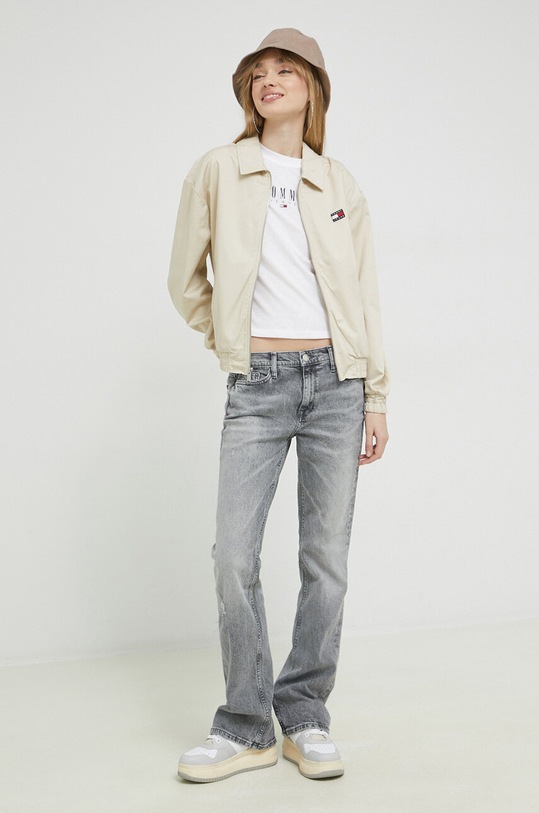 Majica kratkih rukava Tommy Jeans DW0DW15749.PPYX bijela SS23