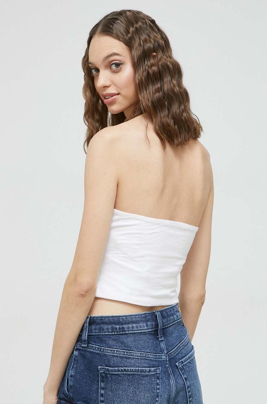 Odzież Tommy Jeans top DW0DW15296.PPYX biały