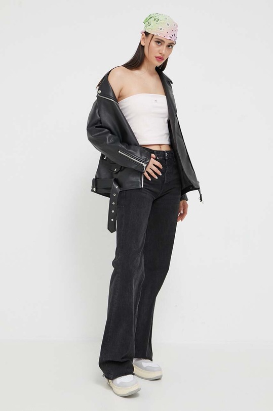 Top Tommy Jeans DW0DW15296.PPYX ροζ SS23