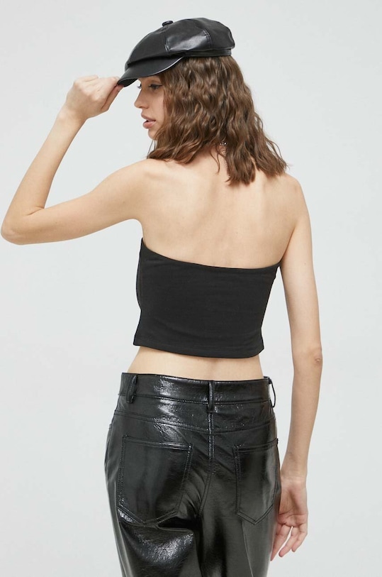 Odzież Tommy Jeans top DW0DW15296.PPYX czarny