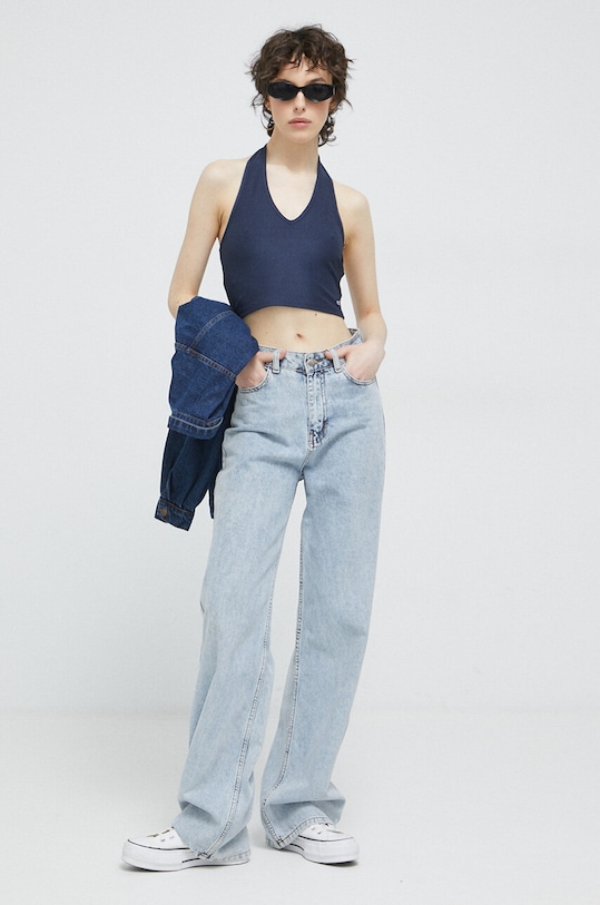 Top Tommy Jeans DW0DW15303.PPYX námořnická modř SS23