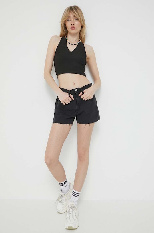 Tommy Jeans top DW0DW15303.PPYX czarny SS23