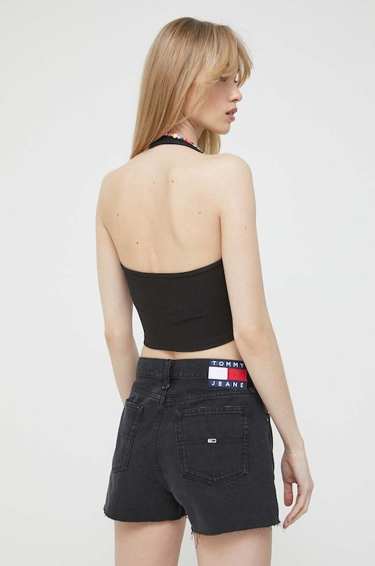 Odzież Tommy Jeans top DW0DW15303.PPYX czarny