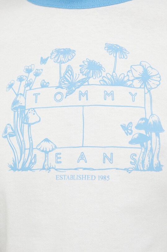 Tommy Jeans tricou din bumbac DW0DW15478.PPYX bej