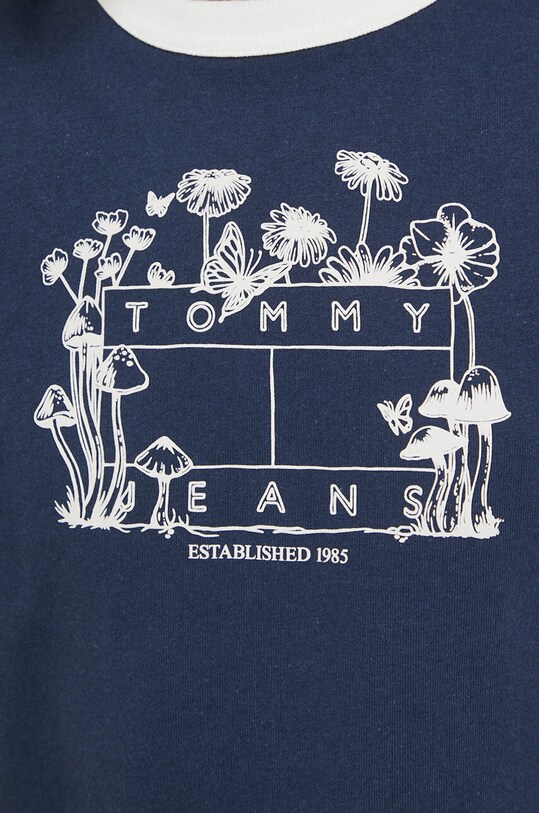 Tommy Jeans tricou din bumbac DW0DW15478.PPYX bleumarin