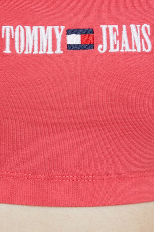 Топ Tommy Jeans DW0DW15458.PPYX рожевий