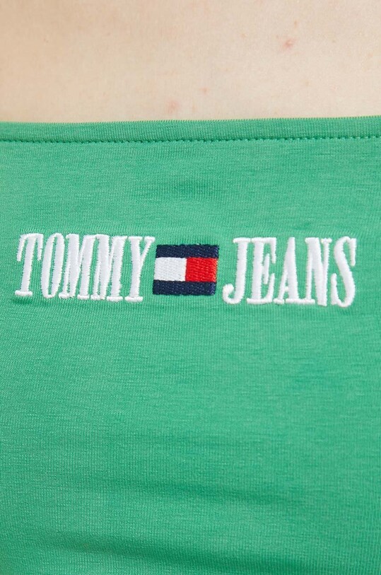 Топ Tommy Jeans DW0DW15458.PPYX зелёный
