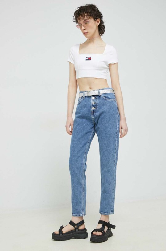 Tommy Jeans top DW0DW15312.PPYX biały SS23