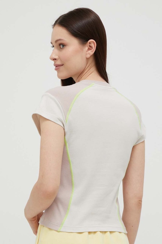 Odzież adidas t-shirt IP3745 beżowy