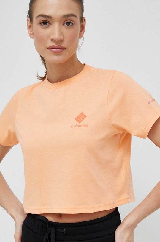 Columbia tricou din bumbac portocaliu 1930051.SS23