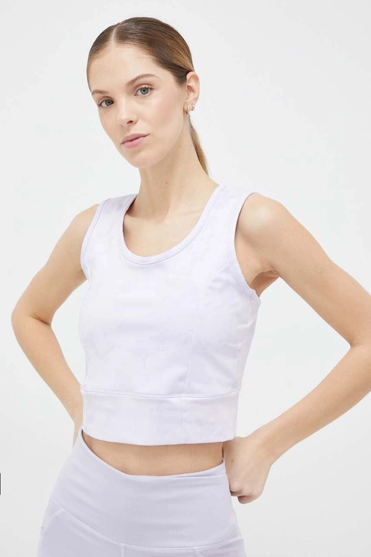 Columbia top sport Windgates II Cropped flori violet 1931861.SS23