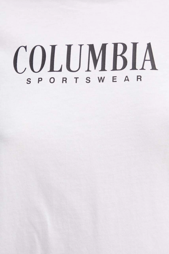 Columbia t-shirt bawełniany 1992085 biały