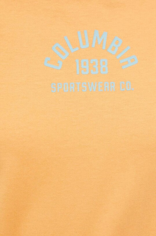 Бавовняна футболка Columbia 1992085 помаранчевий