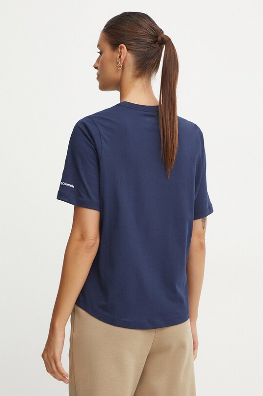 Îmbrăcăminte Columbia tricou din bumbac 1992085 bleumarin