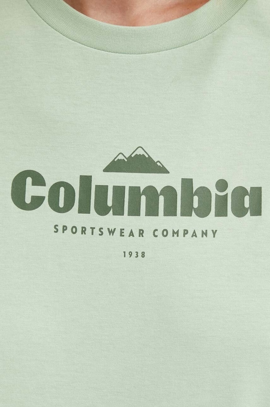Columbia t-shirt bawełniany North Cascades 1992085 zielony
