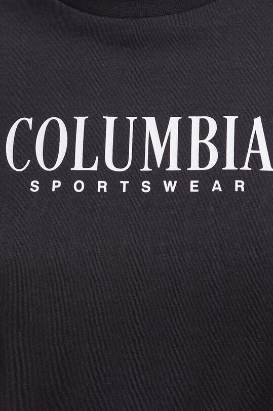 Бавовняна футболка Columbia 1992085 чорний